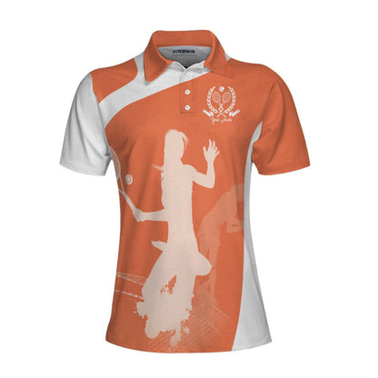 Tennis Custom Name Women Polo Shirt, I'm not Swearing I'm Using My Tennis Words Personalized Women Polo Shirts, Gift For Ladies, Tennis Lovers, Player - Amzanimalsgift
