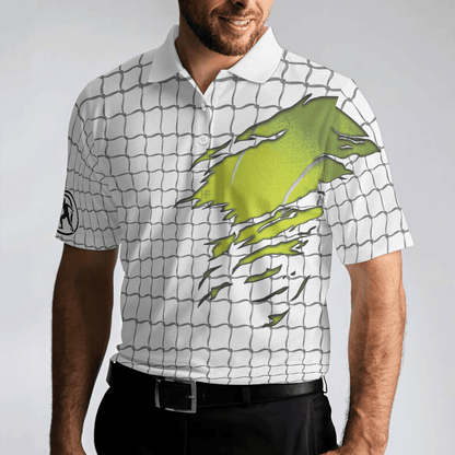 Tennis Men Polo Shirt, Check Pattern Tennis Print Shirt, Gift For Stylish Tennis Players - Best Polo Shirt For Men, Tennis Players - Amzanimalsgift