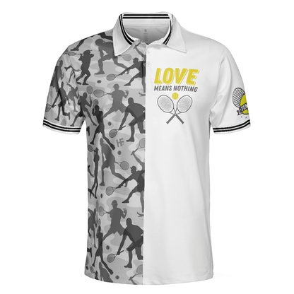 Tennis Men Polo Shirt, Eat Sleep Tennis Repeat Shirt For Male Players, Best Tennis Themed Polo Shirt, Tennis Gift For Men - Amzanimalsgift