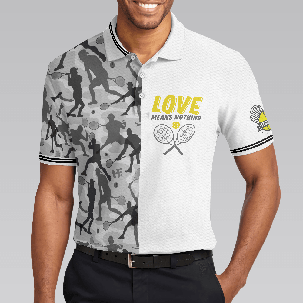 Tennis Men Polo Shirt, Eat Sleep Tennis Repeat Shirt For Male Players, Best Tennis Themed Polo Shirt, Tennis Gift For Men - Amzanimalsgift