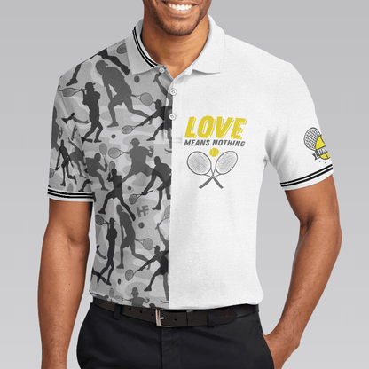 Tennis Men Polo Shirt, Eat Sleep Tennis Repeat Shirt For Male Players, Best Tennis Themed Polo Shirt, Tennis Gift For Men - Amzanimalsgift