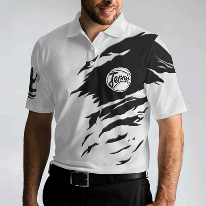 Tennis Men Polo Shirt, If You Wanted A Soft Serve You Should've Gone For Ice Cream Polo Shirt, Tennis Shirt With Sayings For Enthusiasts - Amzanimalsgift