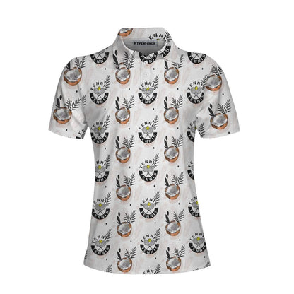 Tennis Women Polo Shirt - Tropical Coconut Tennis Shirt For Women Polo Shirt - Perfect Gift For Women, Tennis Lover - Amzanimalsgift