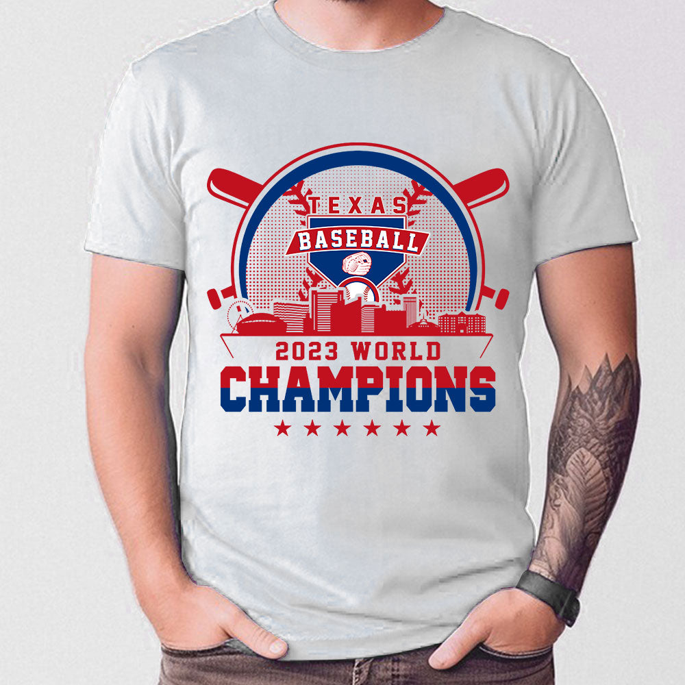 Texas Baseball Champs T-Shirt, Texas Baseball 2023 World Champs T-Shirt Sweatshirt Hoodie, Perfect Outfit For Texas Baseball Lovers