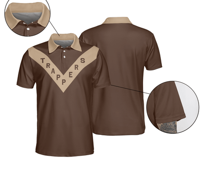 Trappers Men Polo Shirt - Trappers Polo Shirt Gift For Trappers, Friend, Dad, Father's Day Gifts - Amzanimalsgift