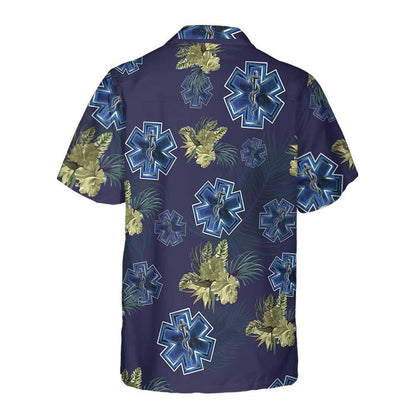 Tropical Paramedic Aloha Hawaiian Shirt For Summer, Cool Funny Paramedic Hawaiian Shirt For Men Women Adults, Best Gift For Friend, Paramedic Lovers - Amzanimalsgift