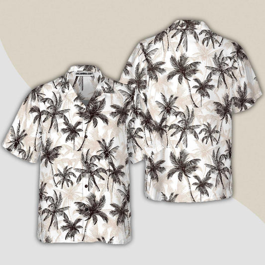 Tropical Vintage Palm Tree Hawaiian Shirt, Colorful Summer Aloha Shirt For Men Women, Perfect Gift For Friend, Family, Husband, Wife - Amzanimalsgift