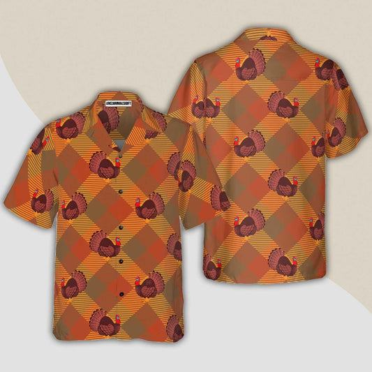 Turkey For Holiday Thanksgiving Hawaiian Shirt - Perfect Gift For Lover, Friend, Family - Amzanimalsgift