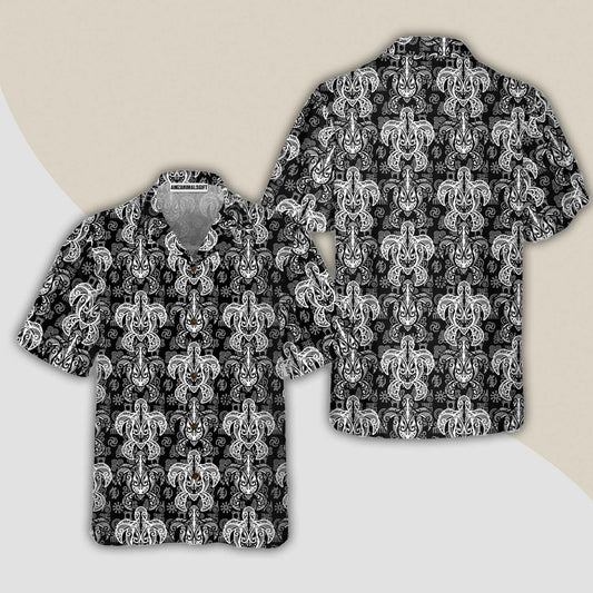 Turtle Hawaiian Shirt, Indigenous Tribal Polynesian Style Sea Turtle Hawaiian Shirt, Turtle Shirt For Men & Women - Gift For Lover, Friend, Family - Amzanimalsgift