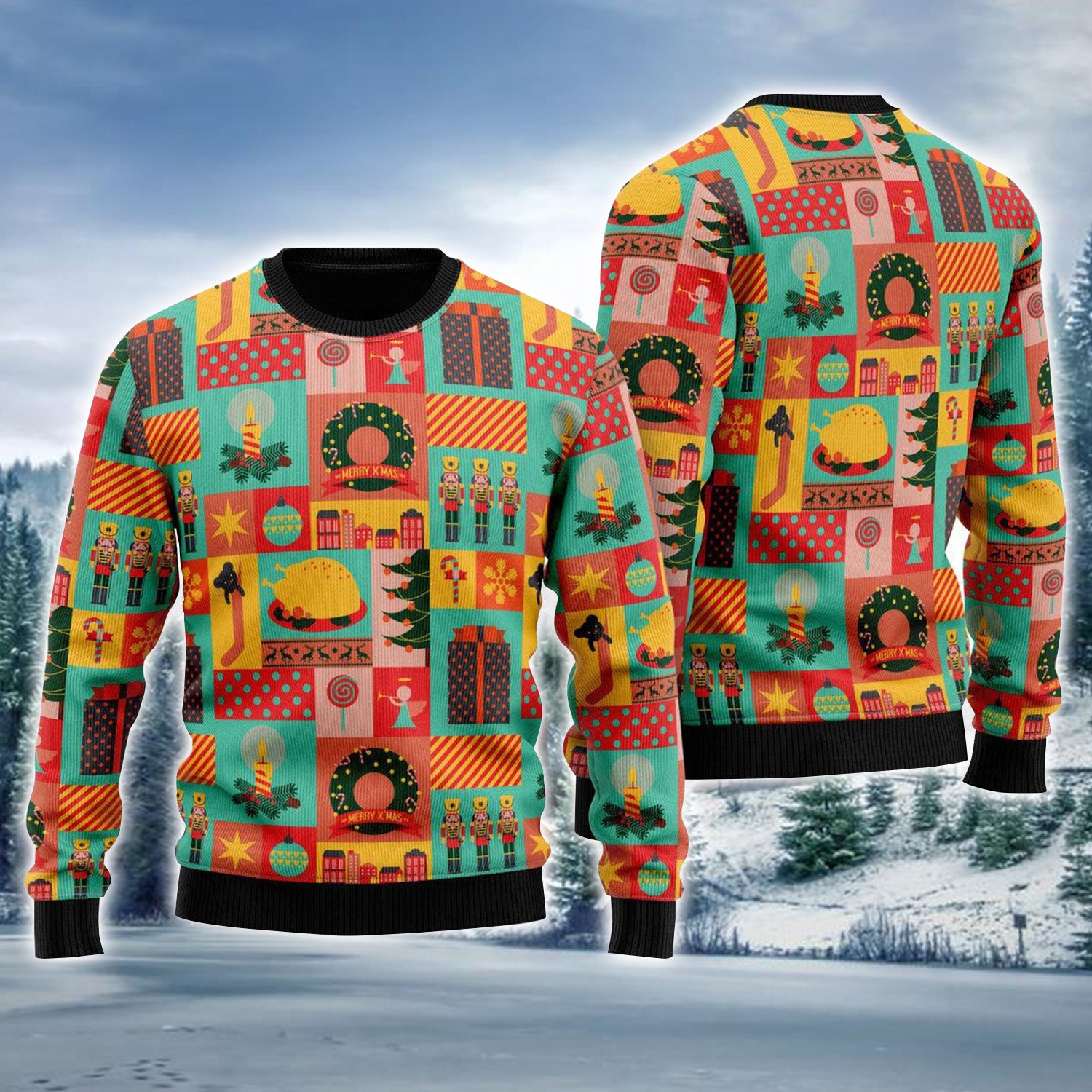 Vintage Xmas Be Awesome Today Ugly Sweater For Men & Women, Perfect Outfit For Christmas New Year Autumn Winter