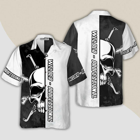 Welder Hawaiian Shirt, Welder Professional Aloha Shirt For Men - Perfect Gift For Welder, Husband, Boyfriend, Family, Friends - Amzanimalsgift