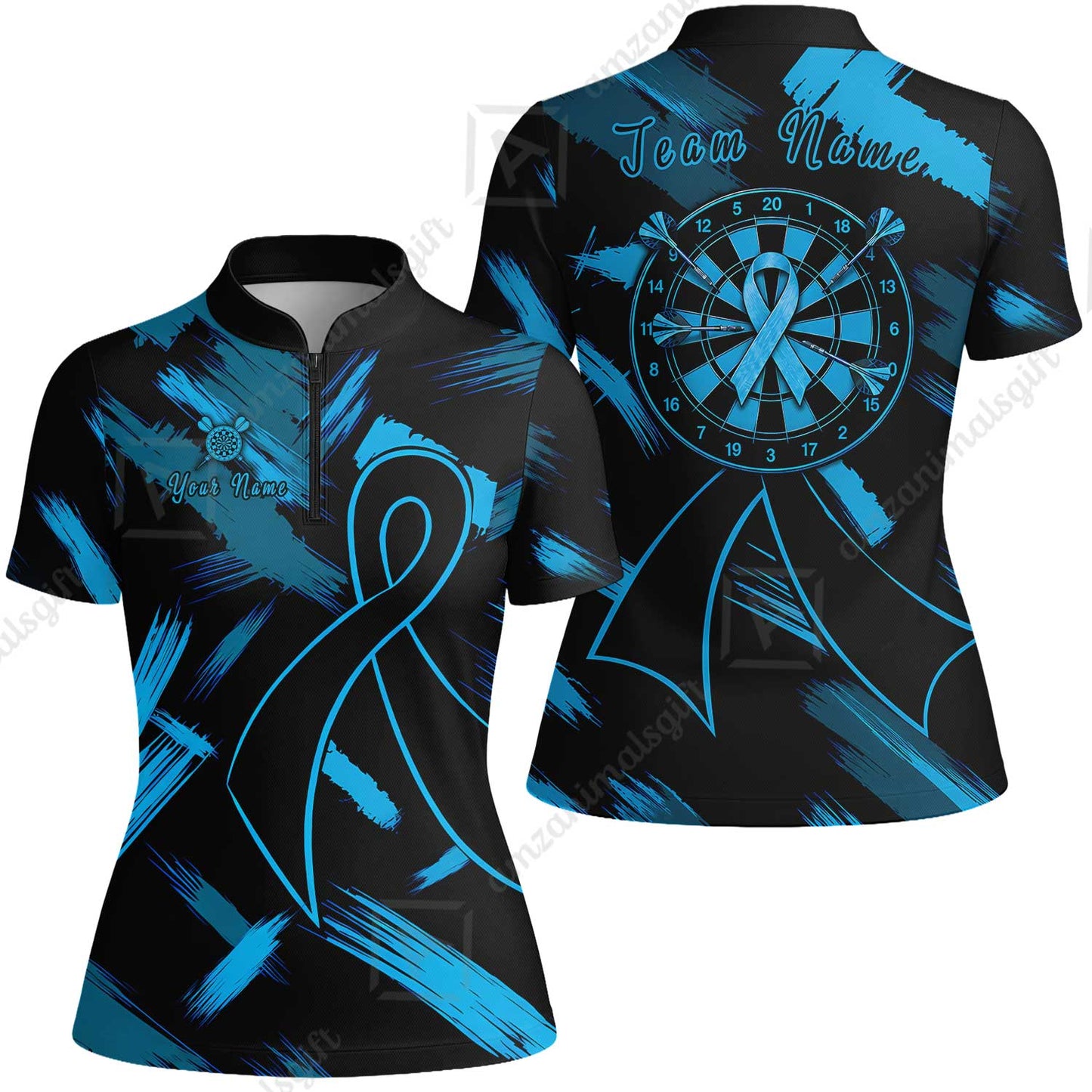 Custom Darts Jersey Polo Shirt, Ribbons Dart, Custom Dart Jersey Team Shirt For Players With Name & Team Name