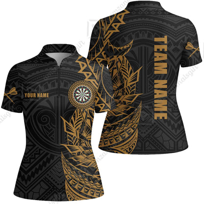 Custom Tribal Darts Team Men Polo Shirts, Darts uniforms Tribal Darts Personalized Name And Team Name