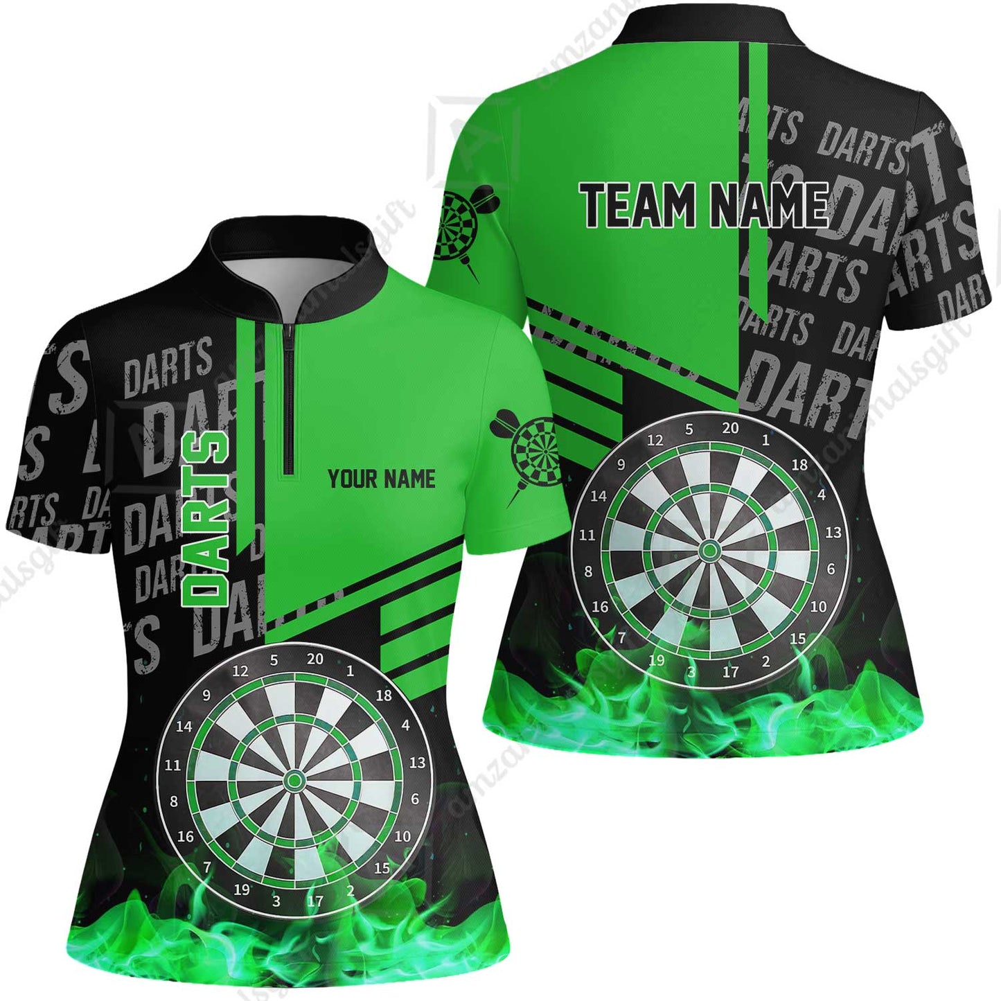 Custom Fire Darts Men Polo Team Shirts, Custom Darts League Team Jersey Polo , Custom Darts Team Jerseys Uniform