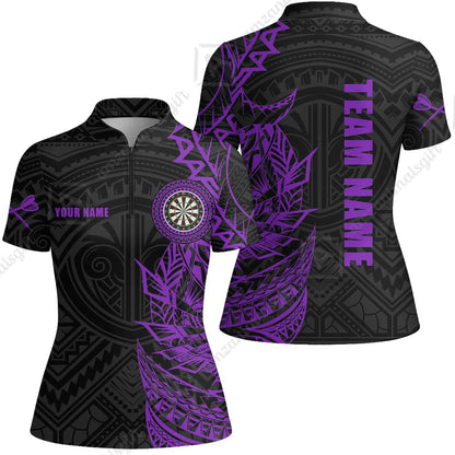 Custom Tribal Darts Team Men Polo Shirts, Darts uniforms Tribal Darts Personalized Name And Team Name