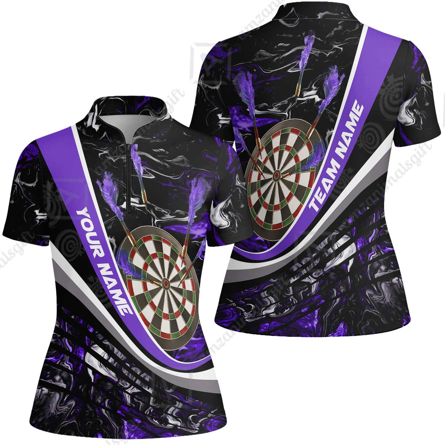 Customized Darts Women Jersey Shirt, Darts Flaming Magma Multicolor Women Jersey Shirt Custom Team Jersey For Darts Player