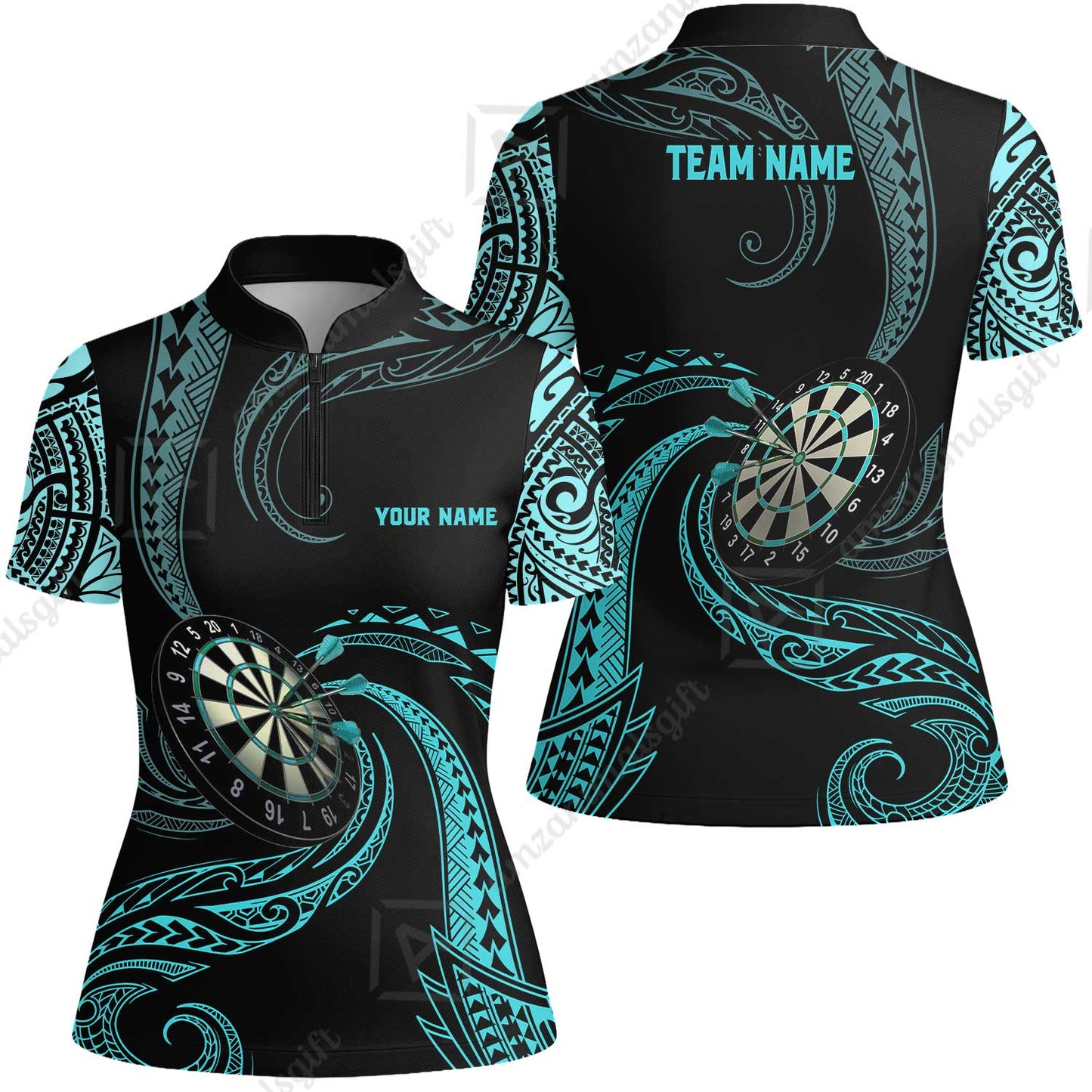 Custom Roll Tribal Darts Team Men Polo Shirts, Darts uniforms Roll Tribal Darts Personalized Name And Team Name