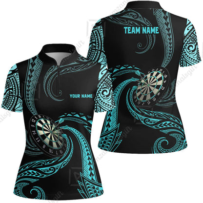 Custom Roll Tribal Darts Team Men Polo Shirts, Darts uniforms Roll Tribal Darts Personalized Name And Team Name
