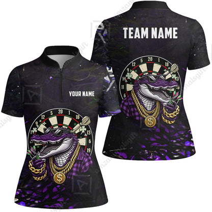 Custom Darts Team Jersey, Personalized Alligator Dart Jersey Shirt For Players With Name & Team Name