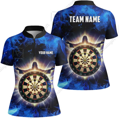 Custom Darts Team Jersey, Personalized Heavenly Strike Dart Polo Shirt For Players With Name & Team Name