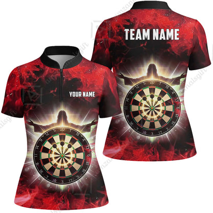 Custom Darts Team Jersey, Personalized Heavenly Strike Dart Polo Shirt For Players With Name & Team Name