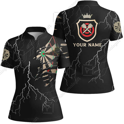 Darts Custom Name Men Polo Shirt, Darts Target Personalized Men Polo Shirt Gift For Darts Lovers, Friend, Team, Darts Player