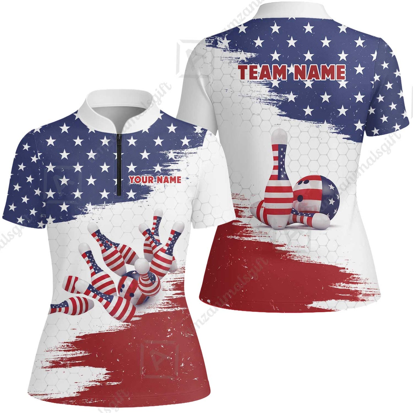 Custom Bowling Jersey Polo Shirt, Strike Force, Custom Bowling Jersey Team Shirt For Players With Name and Team Name