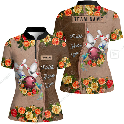 Custom Christian Faith Bowling Jersey Polo Shirt, Custom Christian Faith Bowling Jersey Team Shirt For Players With Name & Team Name