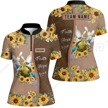 Custom Christian Faith Bowling Jersey Polo Shirt, Custom Christian Faith Bowling Jersey Team Shirt For Players With Name & Team Name