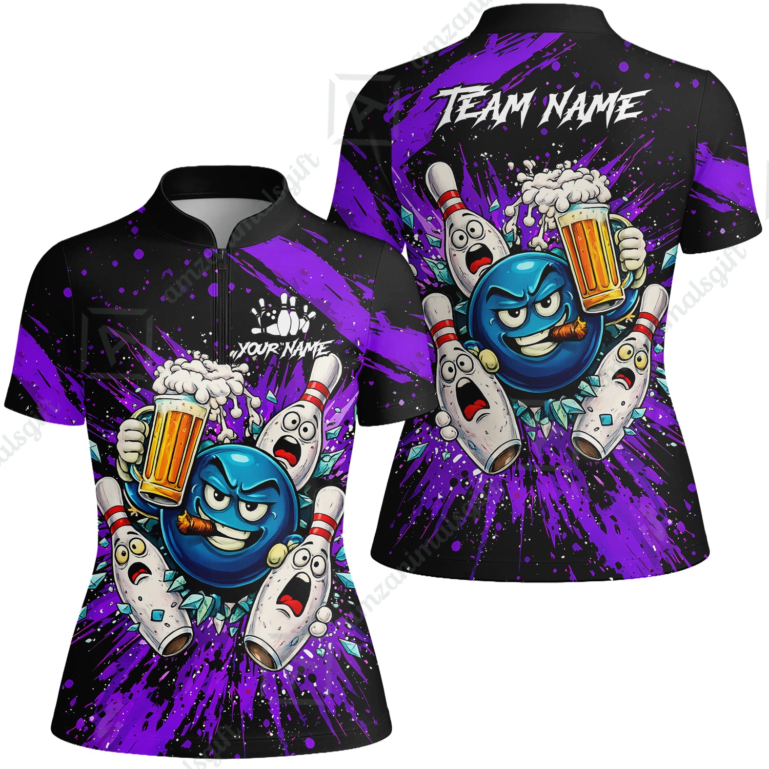 Women Jersey Shirt||Purple