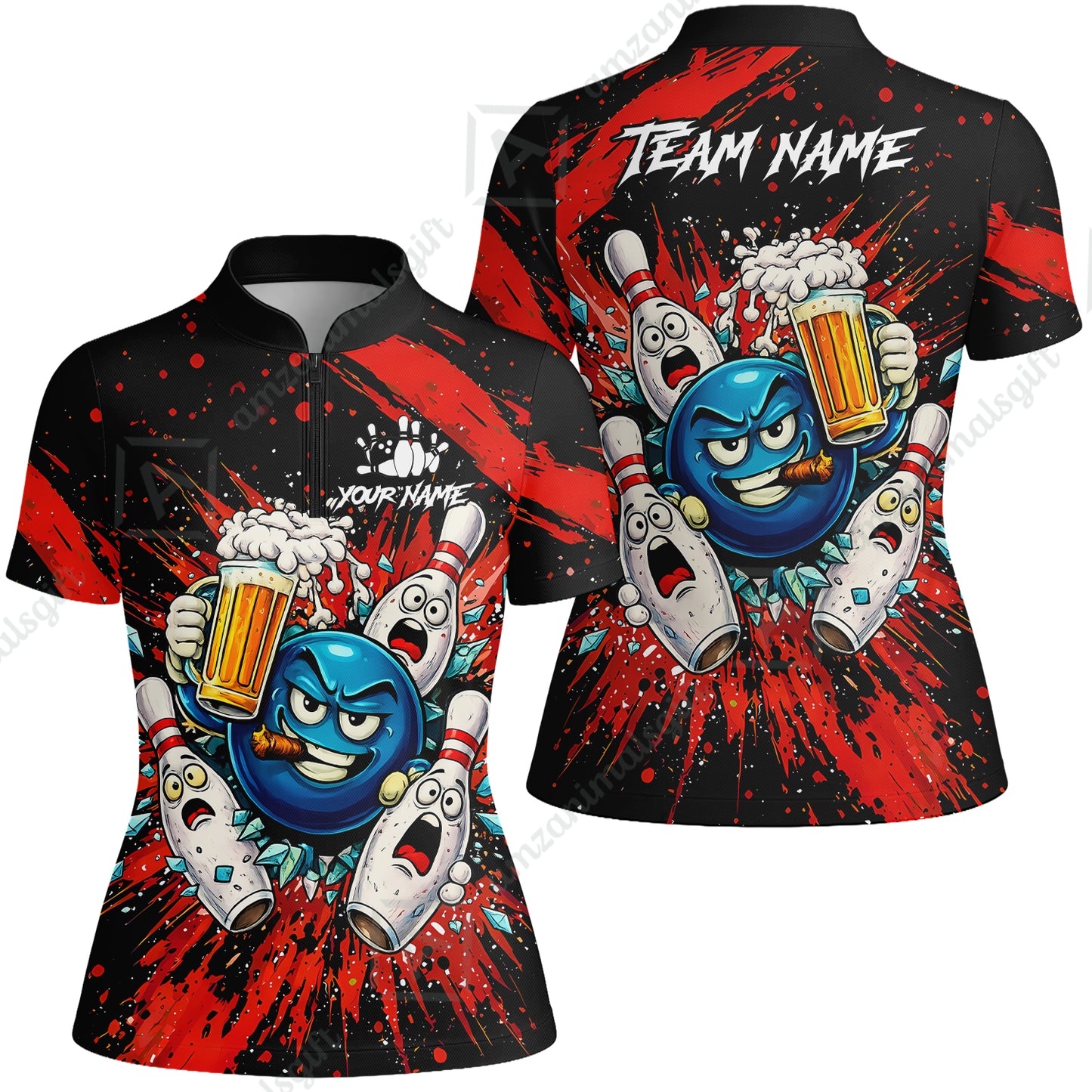 Women Jersey Shirt||Red