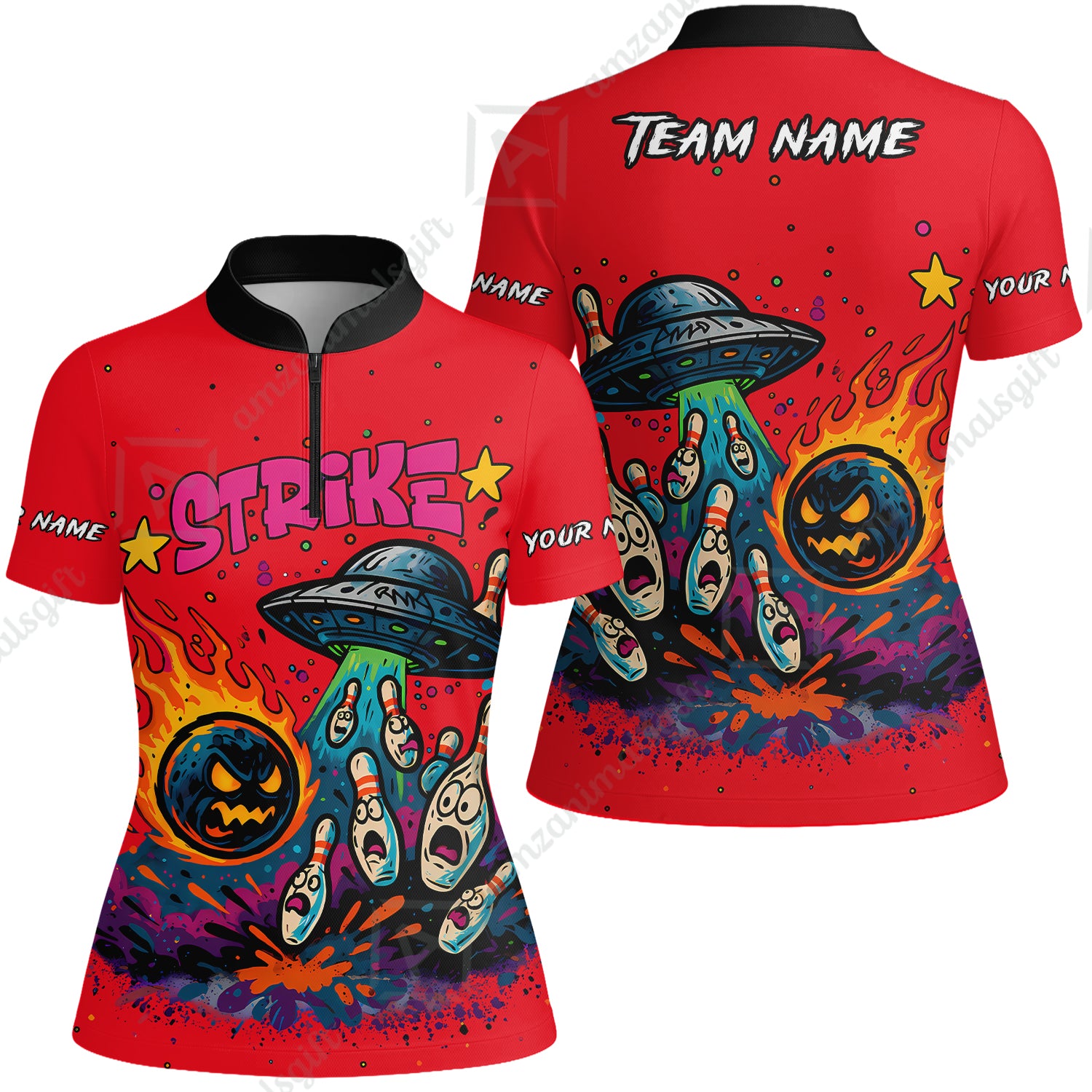 Women Jersey Shirt||Red
