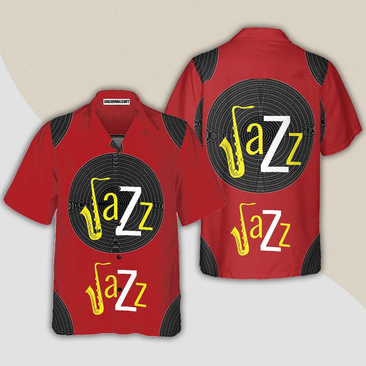 World Of Jazz Hawaiian Shirt, Colorful Summer Aloha Shirt For Men Women, Gift For Friend, Family, Husband, Wife, Jazz Lover - Amzanimalsgift