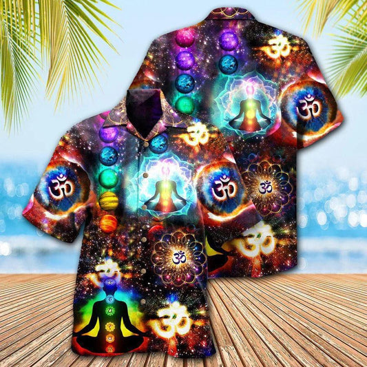 Yoga Aloha Hawaiian Shirt, Yoga Take Time For Your Soul Hawaiian Shirt For Summer, Yoga Aloha Shirt - Perfect Gift For Men, Women, Yoga Lover, Friend - Amzanimalsgift