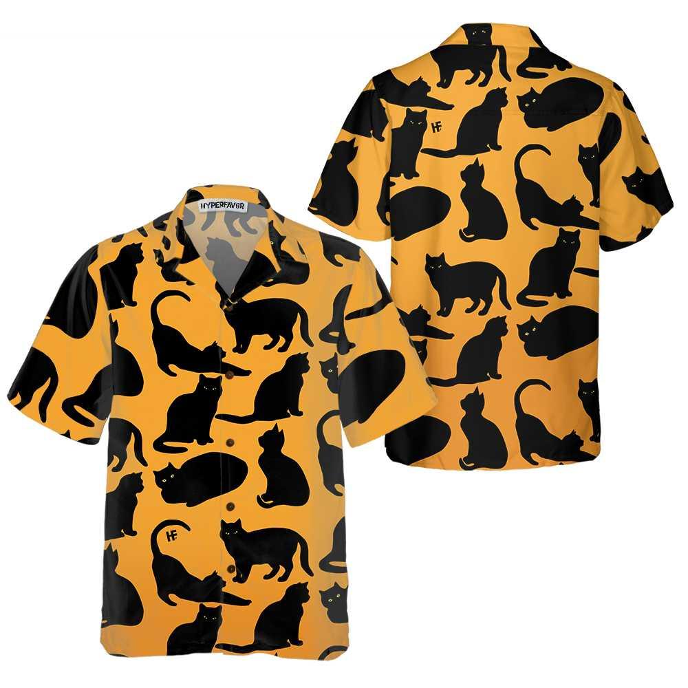 Yoga Cat Aloha Hawaiian Shirt For Summer, Funny Cat Themed Hawaiian Shirt For Men Women Adults, Best Gift For Cat Lovers, Friend, Yoga Lovers - Amzanimalsgift