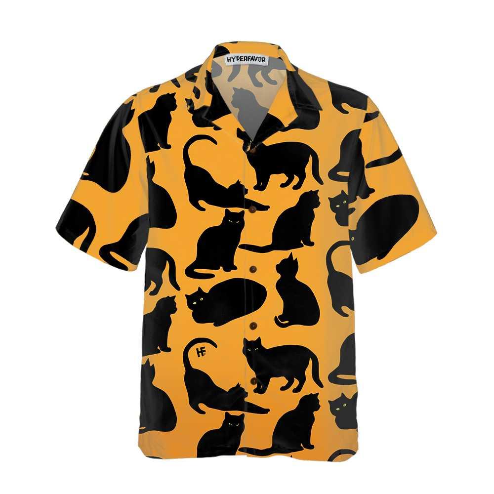 Yoga Cat Aloha Hawaiian Shirt For Summer, Funny Cat Themed Hawaiian Shirt For Men Women Adults, Best Gift For Cat Lovers, Friend, Yoga Lovers - Amzanimalsgift