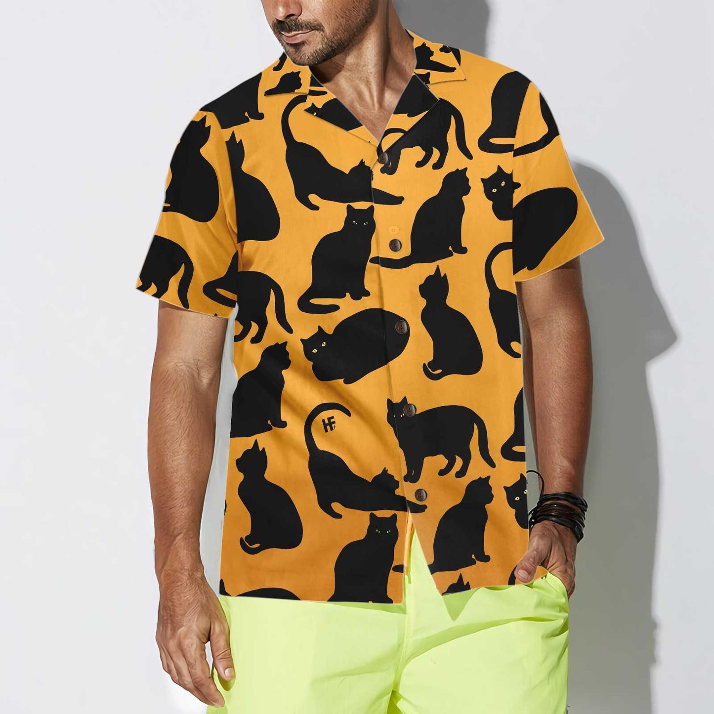 Yoga Cat Aloha Hawaiian Shirt For Summer, Funny Cat Themed Hawaiian Shirt For Men Women Adults, Best Gift For Cat Lovers, Friend, Yoga Lovers - Amzanimalsgift