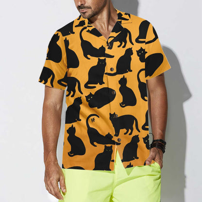 Yoga Cat Aloha Hawaiian Shirt For Summer, Funny Cat Themed Hawaiian Shirt For Men Women Adults, Best Gift For Cat Lovers, Friend, Yoga Lovers - Amzanimalsgift
