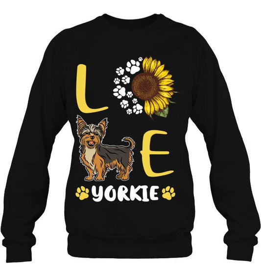 Yorkshire Yorkie Unisex Sweatshirt - Love Yorkie Unisex Sweatshirt - Gift for Dog Lovers, Family, Friends - Amzanimalsgift