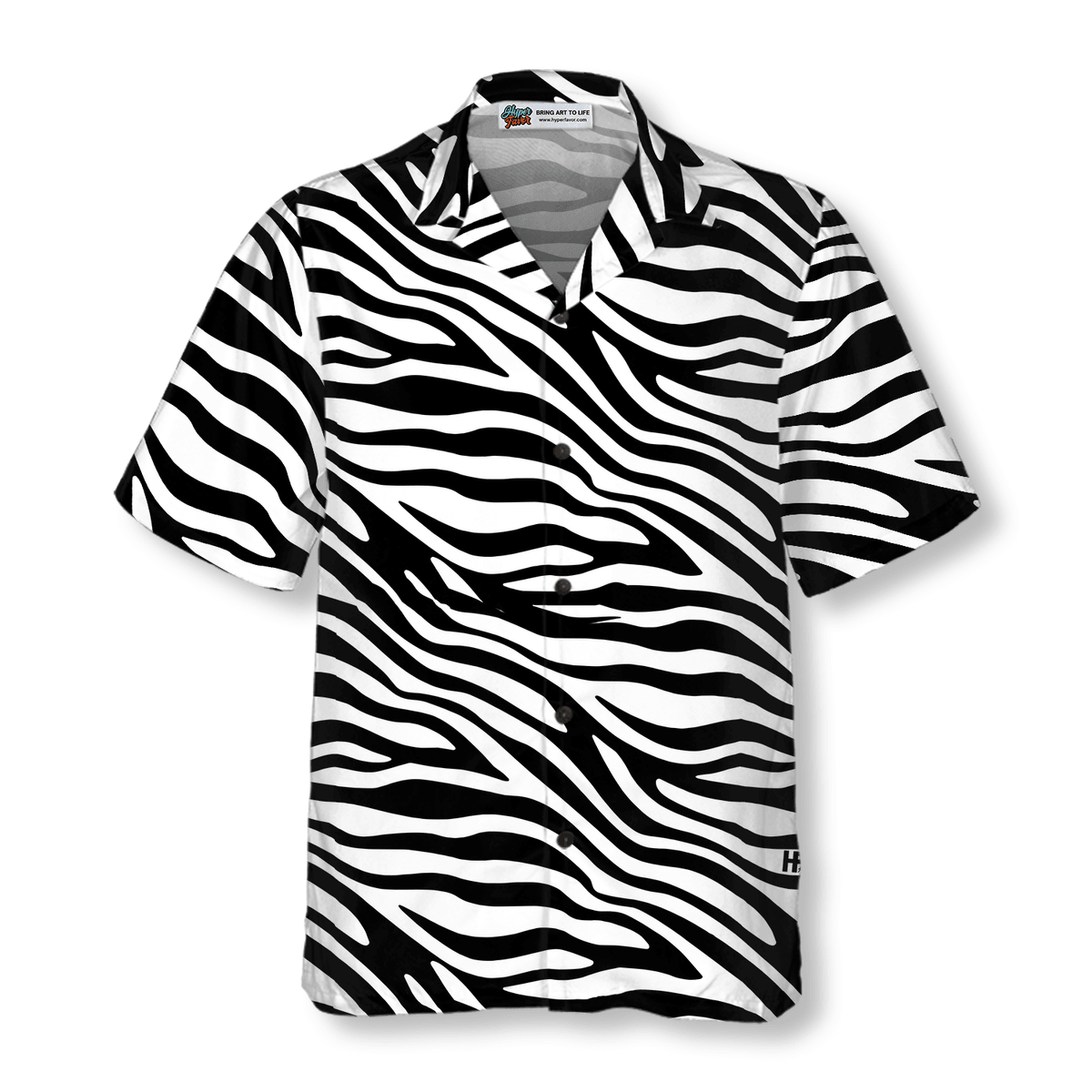 Zebra Pattern Hawaiian Shirt, Zebra Aloha Shirt For Men - Perfect Gift For Zebra Lovers, Husband, Boyfriend, Friend, Family - Amzanimalsgift