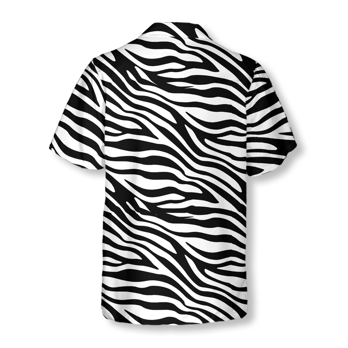 Zebra Pattern Hawaiian Shirt, Zebra Aloha Shirt For Men - Perfect Gift For Zebra Lovers, Husband, Boyfriend, Friend, Family - Amzanimalsgift