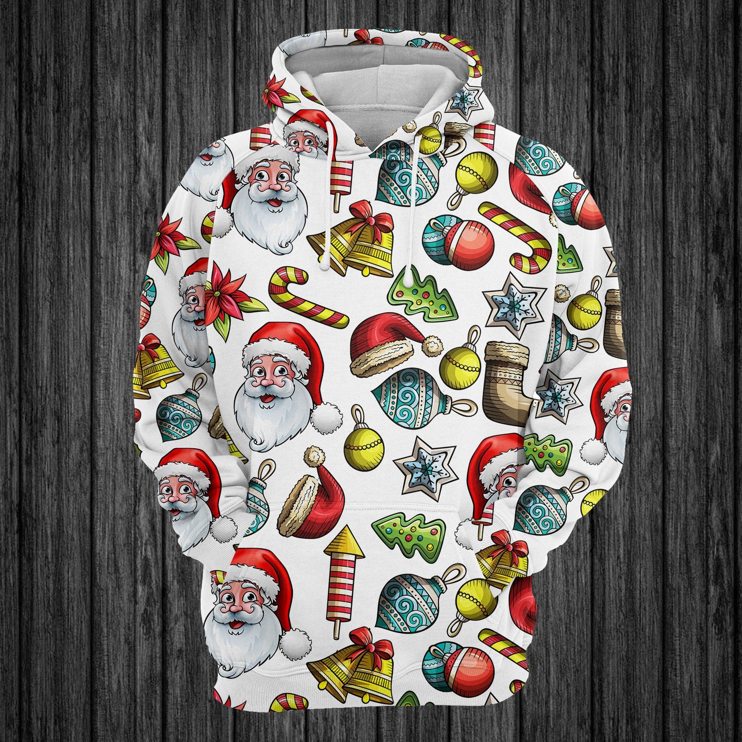 Christmas Pattern Awesome Pullover Premium Hoodie, Perfect Outfit For Men And Women On Christmas New Year Autumn Winter