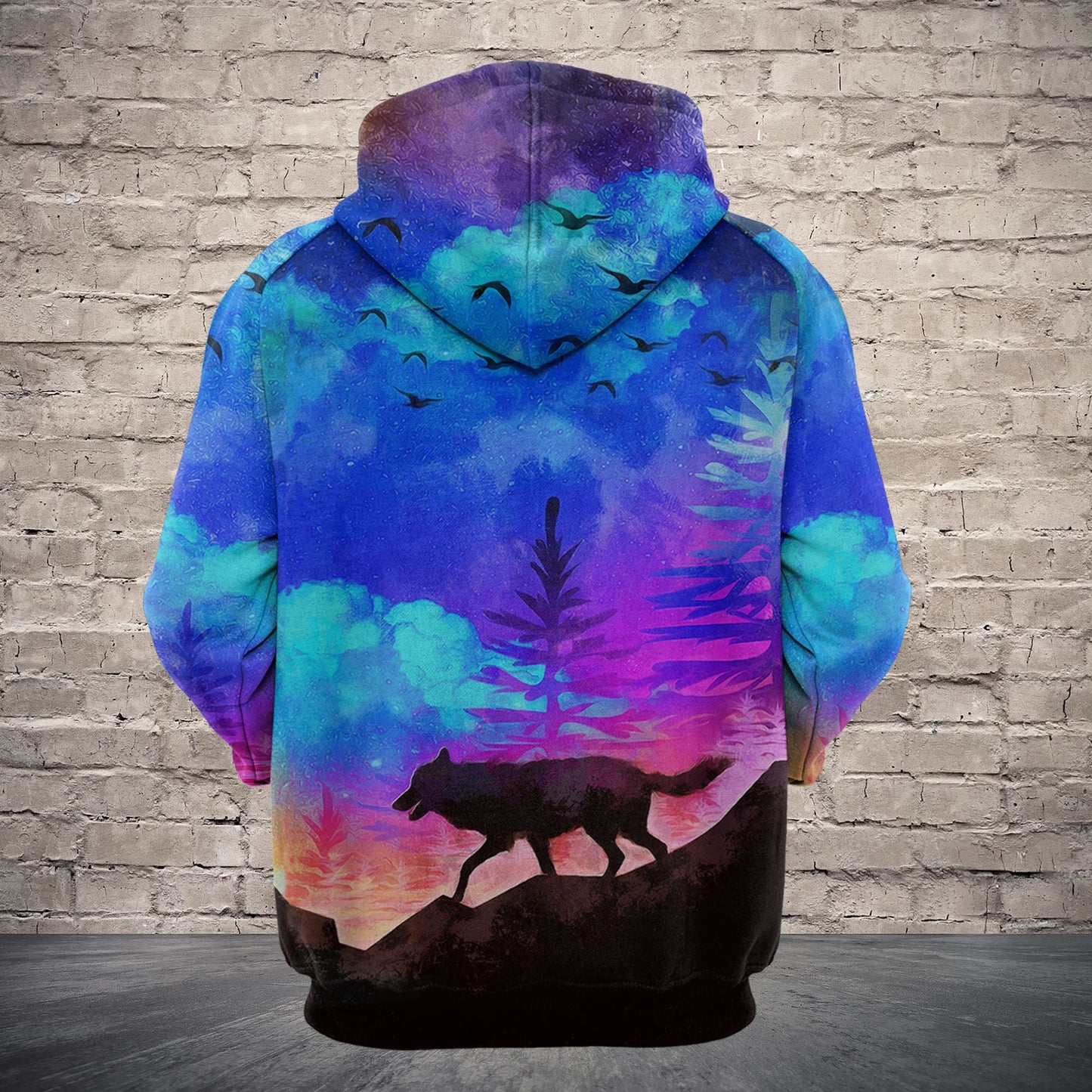 Black Wolf Pullover Premium Hoodie, Perfect Outfit For Men And Women On Christmas New Year Autumn Winter