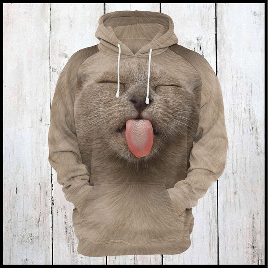 Funny Burmese Cat Face Pullover Premium Hoodie, Perfect Outfit For Men And Women On Christmas New Year Autumn Winter