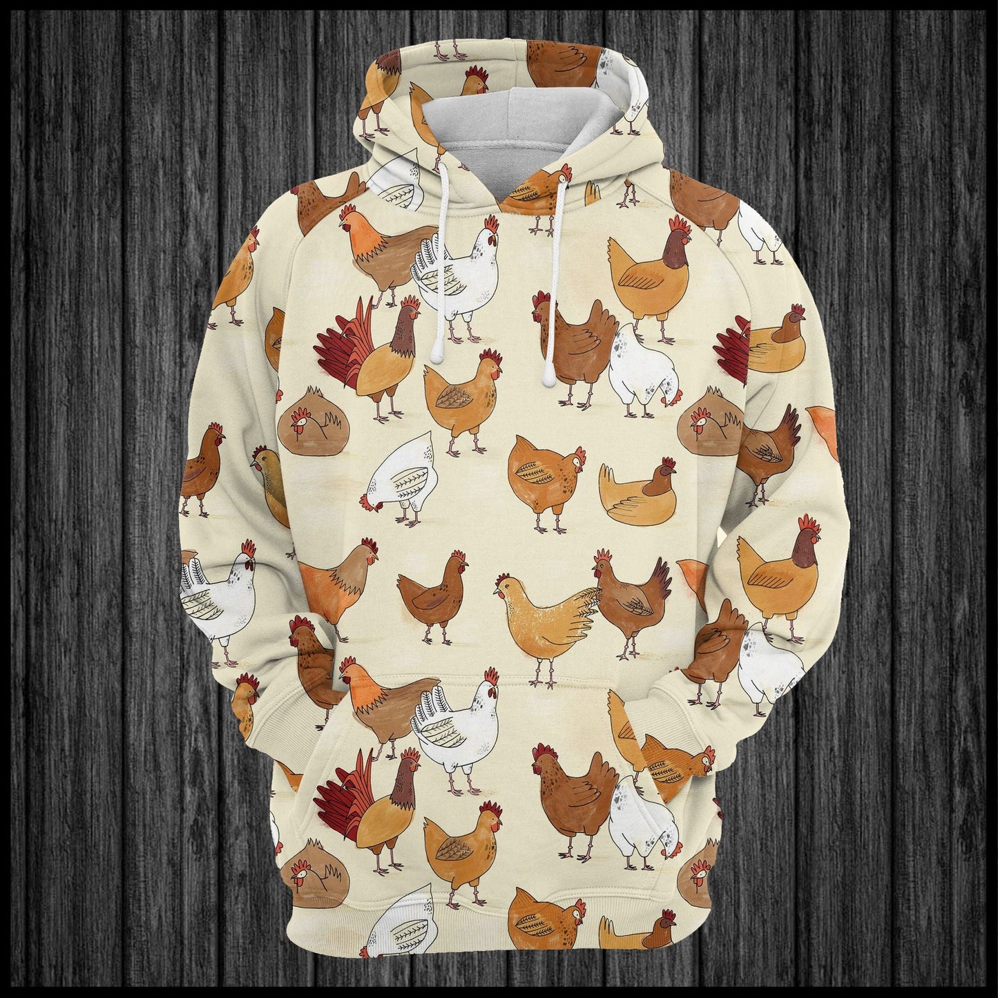 Funny Chicken Family Pullover Premium Hoodie, Perfect Outfit For Men And Women On Christmas New Year Autumn Winter