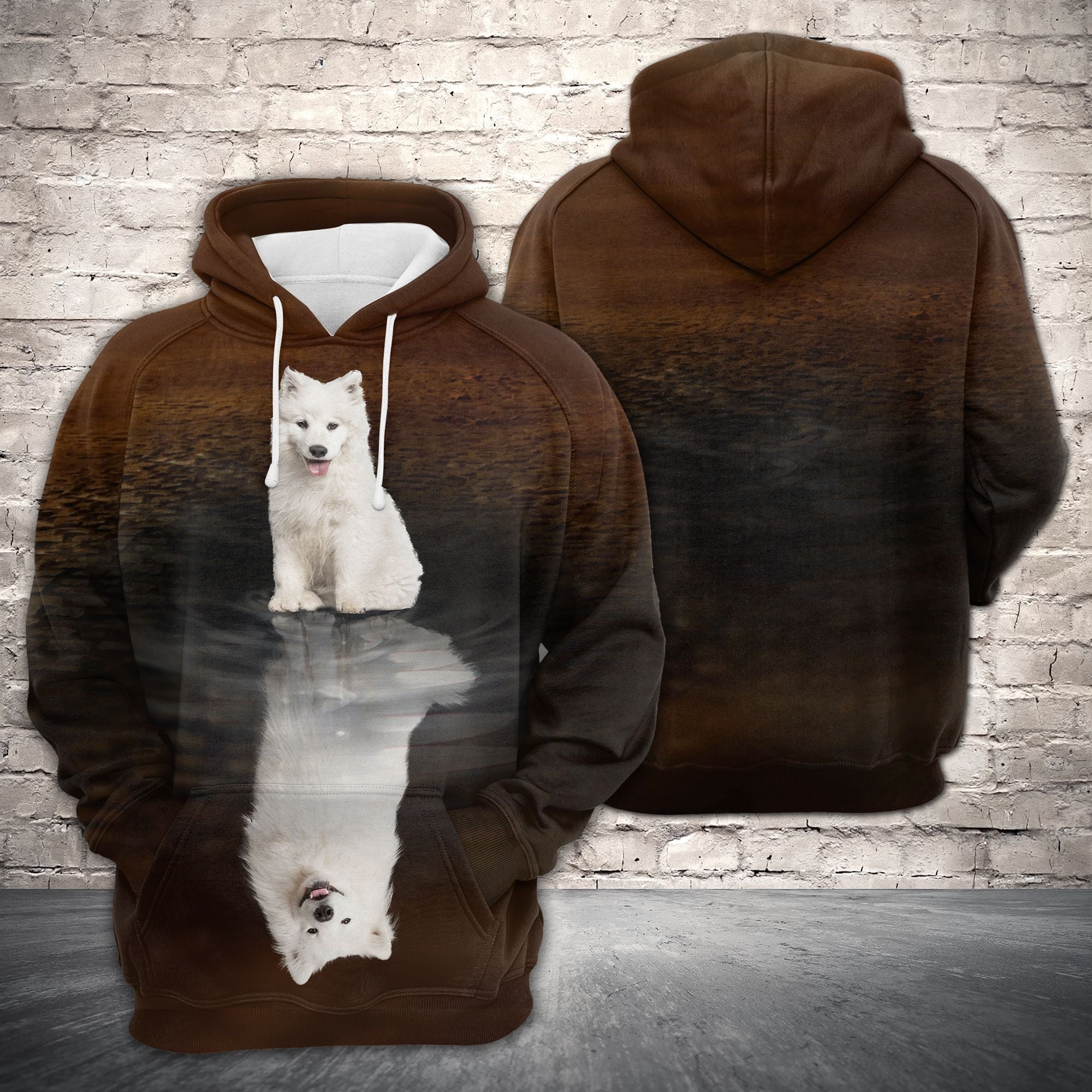 Samoyed Dog Pullover Premium Hoodie, Perfect Outfit For Men And Women On Christmas New Year Autumn Winter