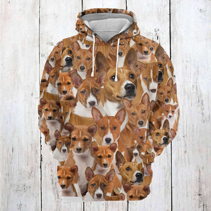 Basenji Awesome Pullover Premium Hoodie, Perfect Outfit For Men And Women On Christmas New Year Autumn Winter