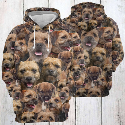 Border Terrier Awesome Pullover Halloween Premium Hoodie, Perfect Outfit For Men And Women On Christmas New Year Autumn Winter