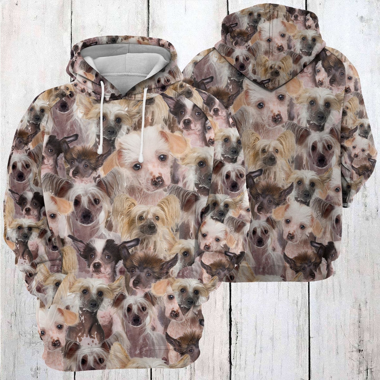 Chinese Crested Awesome Pullover Premium Hoodie , Perfect Outfit For Men And Women On Christmas New Year Autumn Winter