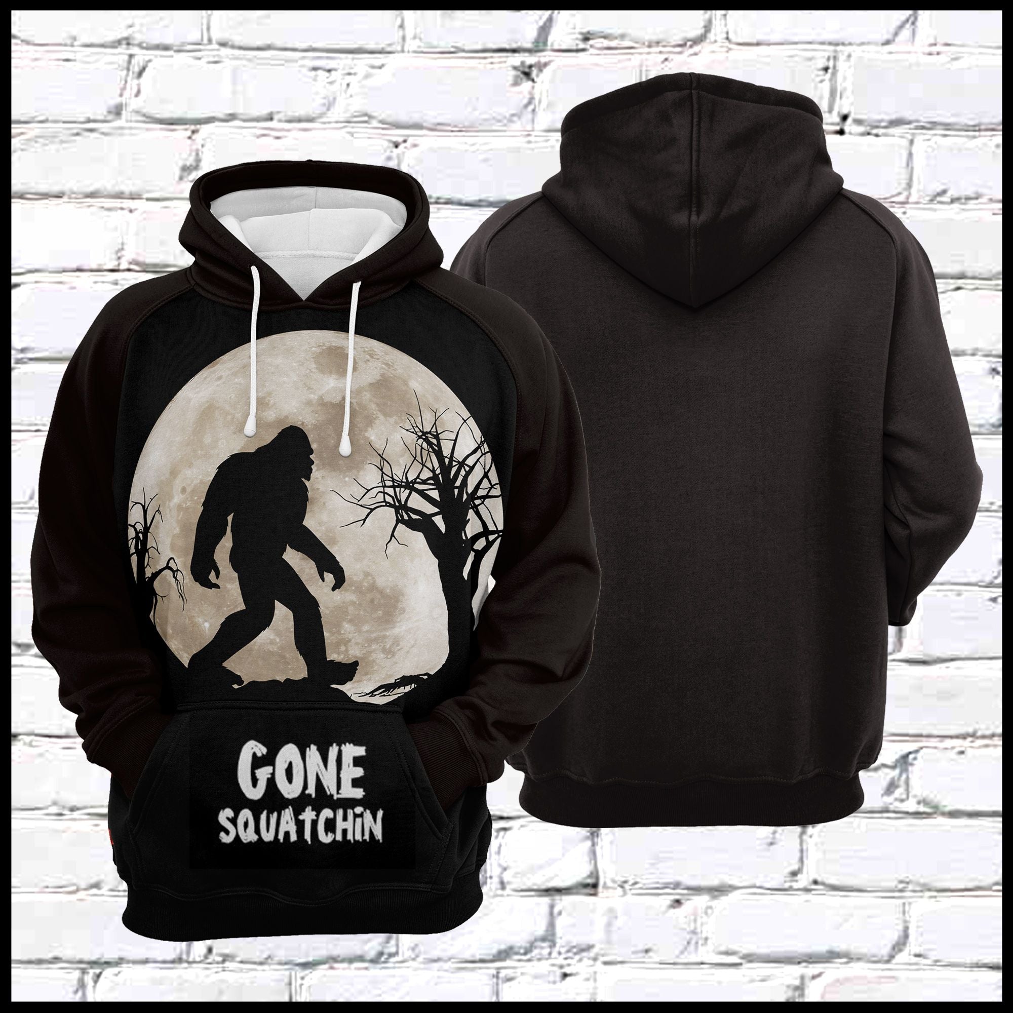 Gone Squatchin Bigfoot Pullover Premium Hoodie, Perfect Outfit For Men And Women On Christmas New Year Autumn Winter